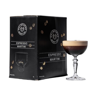 Melbourne Martini Pre-made Cocktail Cask 5 litres Espresso Martini Cocktail Delivery Cocktails For Events