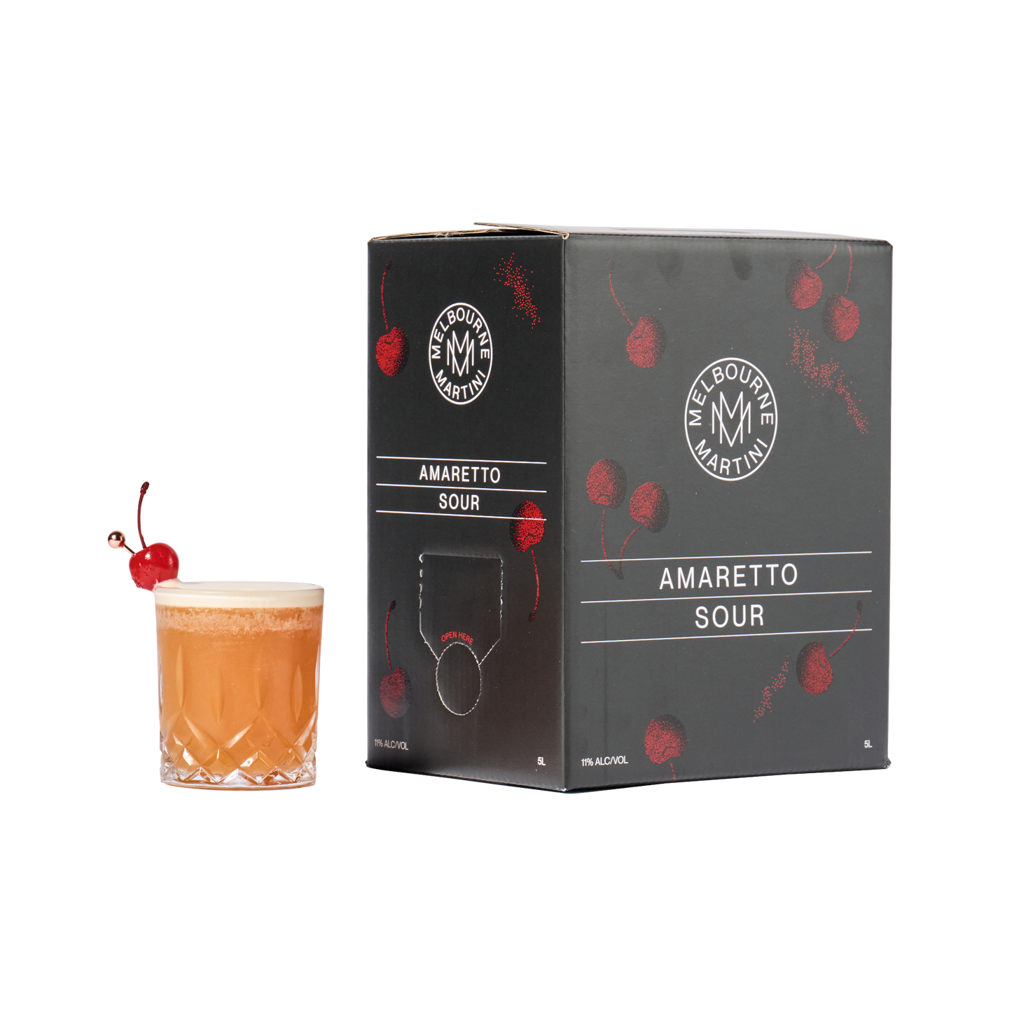Melbourne Martini Pre-made Cocktail Cask 5 litres Amaretto Sour
