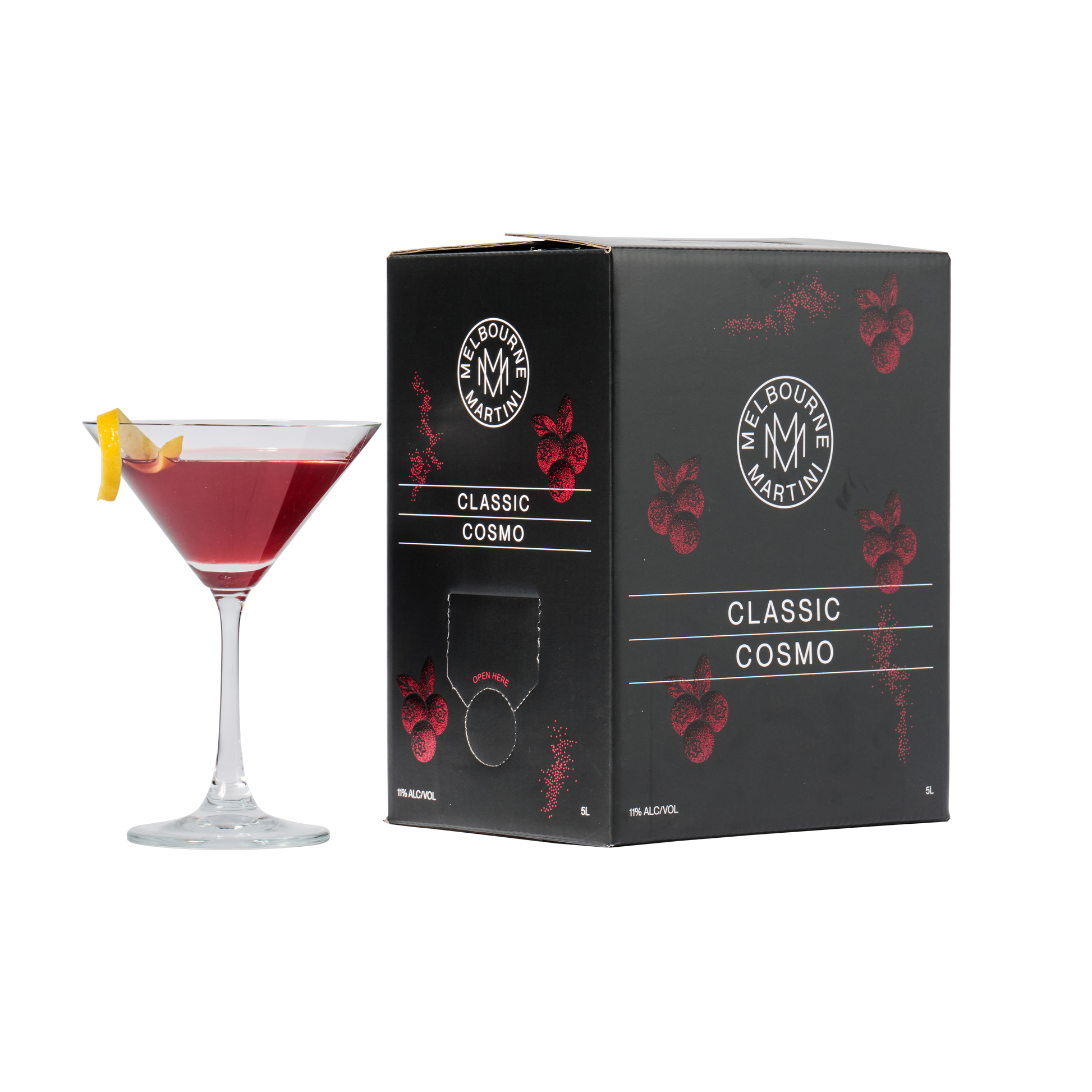 Melbourne Martini Pre-made Cocktail Cask 5 litres Classic Cosmopolitan 