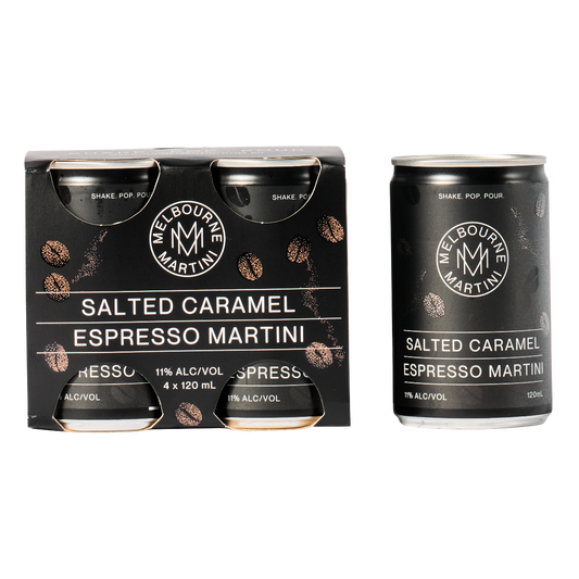 Melbourne Martini Salted Caramel Espresso Martini 4 Pack Cocktail Delivery